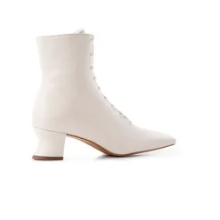 Lace-up|Ankle Boots-L'INTERVALLE Trafalgar Off White Leather