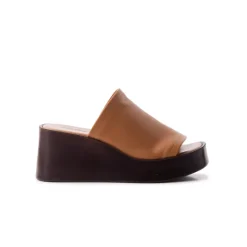 Wedges-L'INTERVALLE Tresor Tan Leather