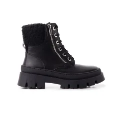 Ankle Boots-L'INTERVALLE Trieste Black Leather