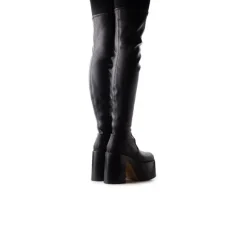 Over-the-knee|Stretch-L'INTERVALLE Trigger Black Stretch