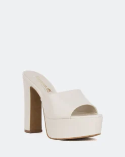 Platform-L'INTERVALLE Tropicana, Off White Naplack/Nap.Blanc Cassé