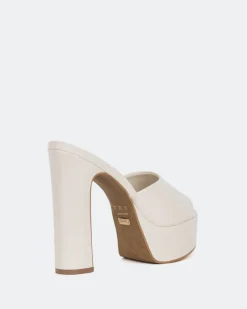 Platform-L'INTERVALLE Tropicana, Off White Naplack/Nap.Blanc Cassé