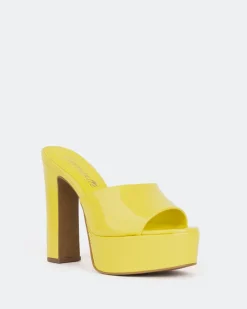 Platform-L'INTERVALLE Tropicana, Yellow Naplack/Naplack Jaune