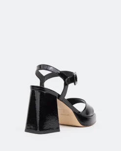 Platform-L'INTERVALLE Ulias, Black Naplack/Naplack Noir