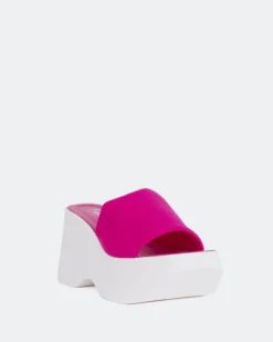 Wedges|Platform-L'INTERVALLE Upton Fucshia Lycra