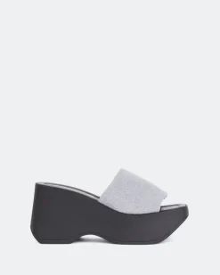 Wedges|Platform-L'INTERVALLE Upton Silver Lycra