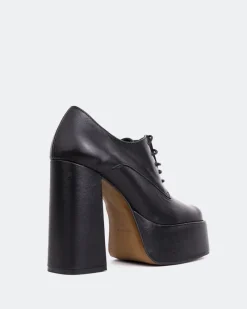 Platforms|Lace-up-L'INTERVALLE Ursuline Black Leather