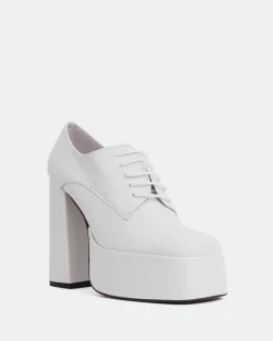 Platforms|Lace-up-L'INTERVALLE Ursuline White Leather