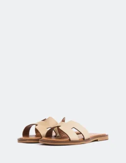Flats-L'INTERVALLE Valmy Camel Leather