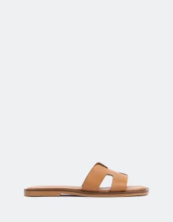 Flats-L'INTERVALLE Valmy Tan Leather