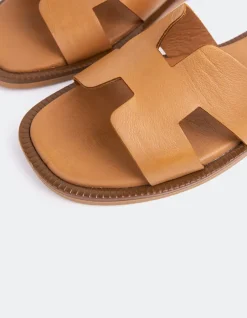 Flats-L'INTERVALLE Valmy Tan Leather