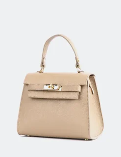 Top Handle-L'INTERVALLE Vance Taupe Leather