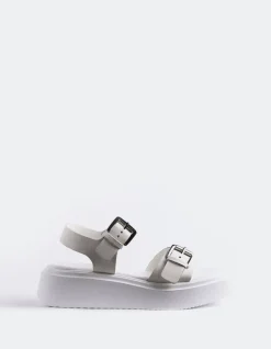 Wedges-L'INTERVALLE Varvara White Leather