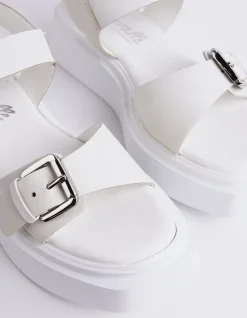 Wedges-L'INTERVALLE Varvara White Leather