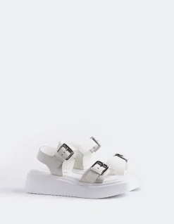 Wedges-L'INTERVALLE Varvara White Leather