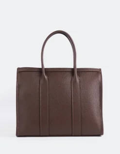 Top Handle-L'INTERVALLE Veena Brown Leather