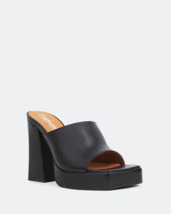 Platform-L'INTERVALLE Vendome Black Leather