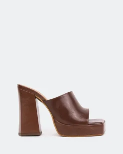 Platform-L'INTERVALLE Vendome Chestnut Leather