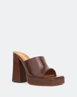 Platform-L'INTERVALLE Vendome Chestnut Leather