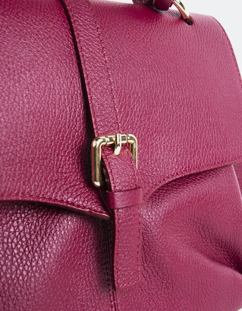 Top Handle-L'INTERVALLE Verone Burgundy Leather