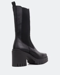 Chelsea|Ankle Boots-L'INTERVALLE Vienne Black Leather