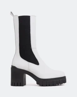 Chelsea|Ankle Boots-L'INTERVALLE Vienne White Leather