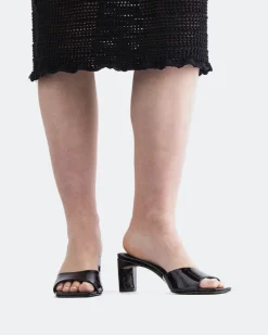 Mid Heels|Mules-L'INTERVALLE Visalia Black Naplack