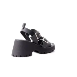 Platform-L'INTERVALLE Viterbo Black Leather