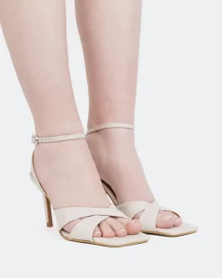 Mid Heels|High Heels-L'INTERVALLE Vogart White Leather