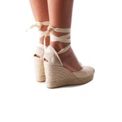 Espadrilles-L'INTERVALLE Volta Beige Canvas