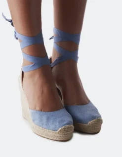 Espadrilles-L'INTERVALLE Volta Denim Canvas