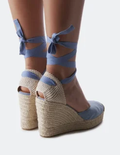 Espadrilles-L'INTERVALLE Volta Denim Canvas