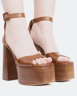 Platform-L'INTERVALLE Walton Tan Leather