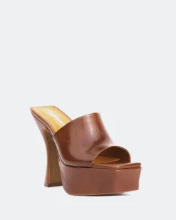 Platform-L'INTERVALLE Weekend Tan Leather