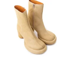 Ankle Boots-L'INTERVALLE Weston Camel Pony