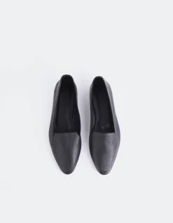 Loafers-L'INTERVALLE Winkle Black Leather