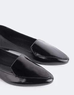 Loafers-L'INTERVALLE Winkle Black Patent