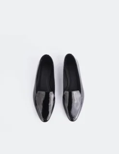 Loafers-L'INTERVALLE Winkle Black Patent