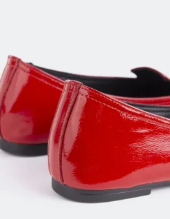 Loafers-L'INTERVALLE Winkle Red Patent