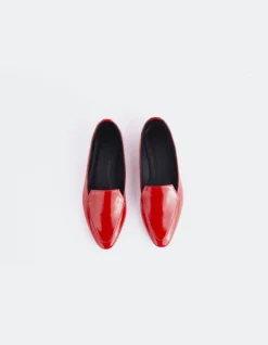 Loafers-L'INTERVALLE Winkle Red Patent
