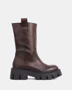 Ankle Boots-L'INTERVALLE Winnipeg Brown Leather