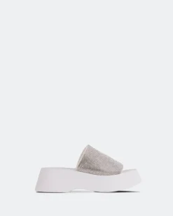 Platform-L'INTERVALLE Wixson White Strass