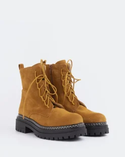 Ankle Boots-L'INTERVALLE Woodbridge Tan Suede