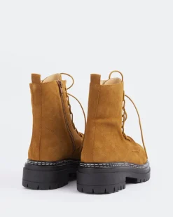 Ankle Boots-L'INTERVALLE Woodbridge Tan Suede