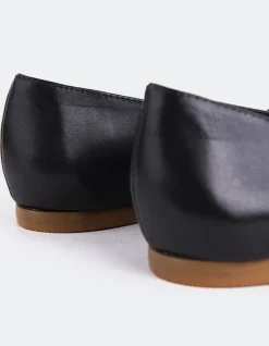 Ballerinas-L'INTERVALLE Yarrow Off Wht.Black Leather