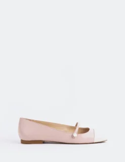 Ballerinas-L'INTERVALLE Yarrow Off Wht.Pink Leather