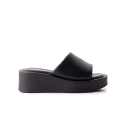 Wedges-L'INTERVALLE Yashi Black Leather