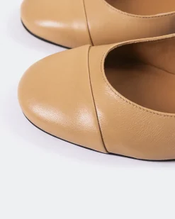 Mary-jane-L'INTERVALLE Zanotti Camel Leather