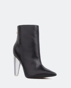 Ankle Boots-L'INTERVALLE Zoi Black Leather