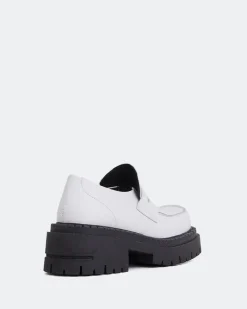 Loafers-L'INTERVALLE Zolian White Leather